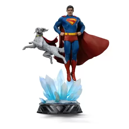 Superman Legacy Art Scale 1/10 Superman & Krypto szobor figura 32 cm termékfotó