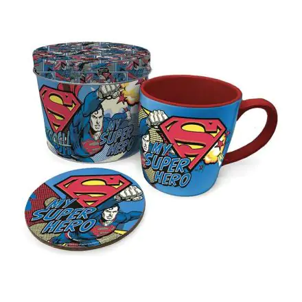 Superman My Super Hero bögre poháralátéttel termékfotó