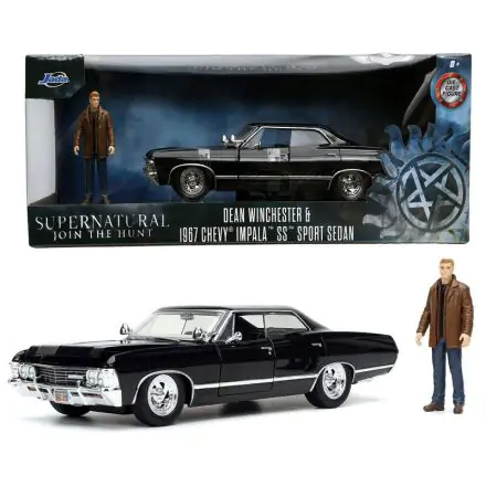 Supernatural Chevy Impala Sport Sedan car + Winchester Dean figura szett termékfotó