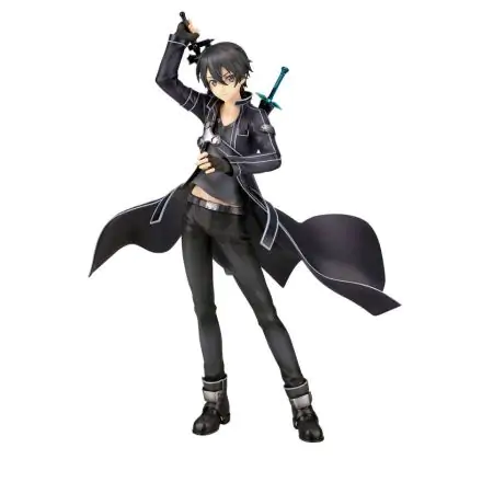 Sword Art Online 1/7 Kirito PVC szobor figura 26 cm termékfotó
