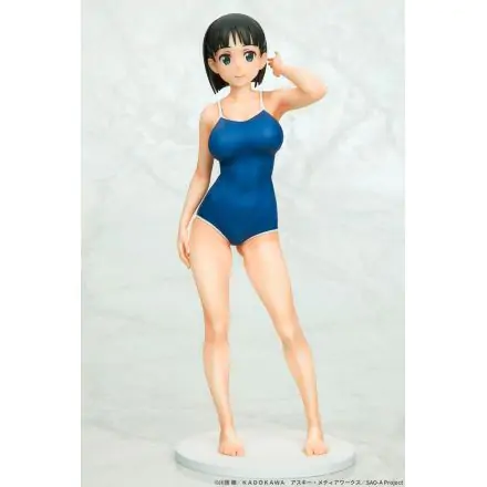 Sword Art Online 1/7 Suguha Kirigaya Leafa Navy Blue Swimsuit Ver. PVC szobor figura 23 cm termékfotó