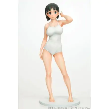 Sword Art Online 1/7 Suguha Kirigaya Leafa White Swimsuit Ver. PVC szobor figura 23 cm termékfotó