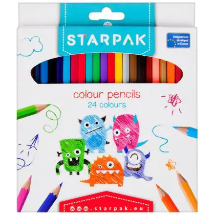 Szörnyecske színes ceruza 24 db-os termékfotó