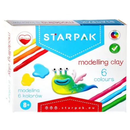 Szörnyecskék modellező gyurma 6 db-os termékfotó