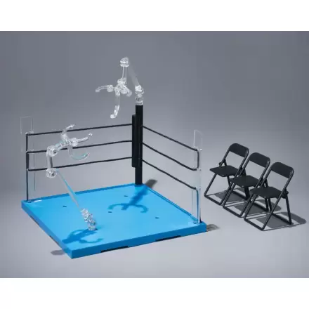 Tamashii Stage Accessory Act Ring Corner & Folding Chair Set Neutral Ver. akciófigura kiegészítő csomag termékfotó