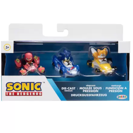Team Sonic Racing jármű 3db-os figura csomag 1/64 termékfotó