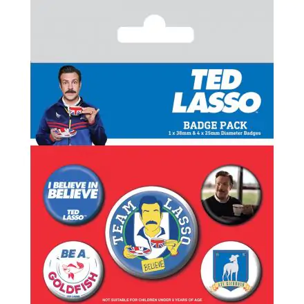Ted Lasso kitűző csomag (5 darab) Team Lasso termékfotó
