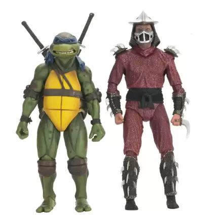 Teenage Mutant Ninja Turtles (1990 Movie) Roof Top Battle Shredder vs Leo akciófigura 18 cm termékfotója