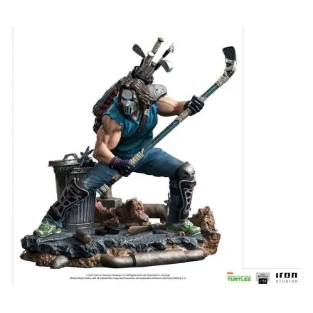 Teenage Mutant Ninja Turtles BDS Art Scale 1/10 Casey Jones szobor figura 19 cm termékfotója