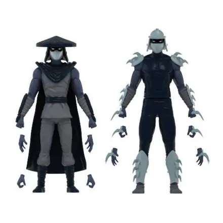 Teenage Mutant Ninja Turtles BST AXN Shadow Shredder & Elite Foot Soldier SDCC Exkluzív akciófigura csomag 13 cm termékfotó