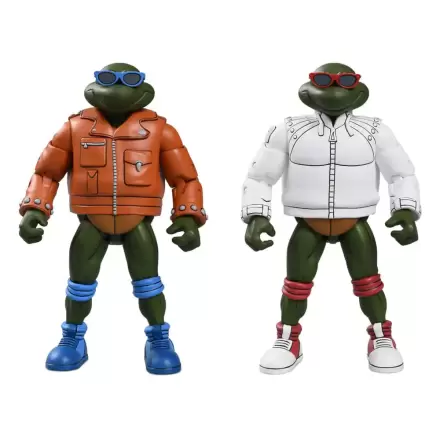 Teenage Mutant Ninja Turtles (Cartoon) Punk Leo and Punk Raph 2 db-os akciófigura csomag 18 cm termékfotója