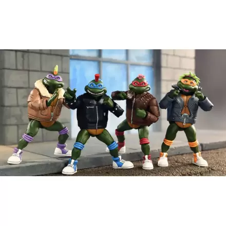 Teenage Mutant Ninja Turtles (Cartoon) Punk Turtles 4 db-os akciófigura csomag 18 cm termékfotója