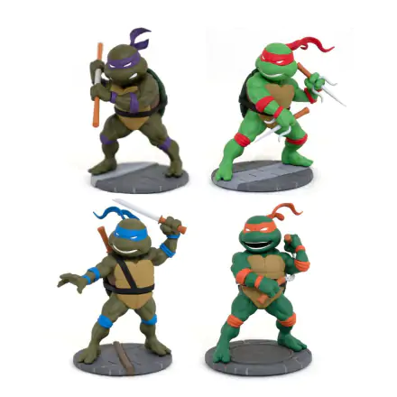 Teenage Mutant Ninja Turtles D-Formz SDCC 2023 Exkluzív 4 db-os Mini figura csomag 5 cm termékfotója