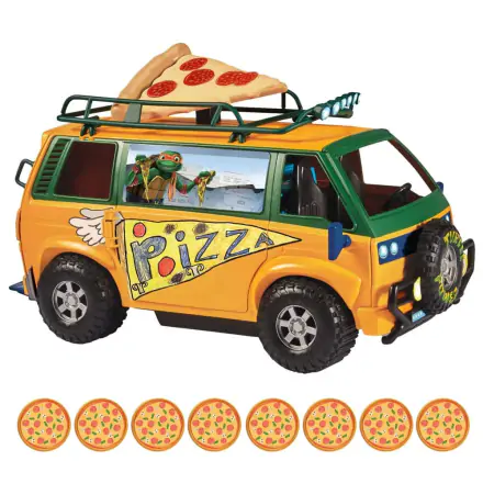 Teenage Mutant Ninja Turtles: Mutant Mayhem Vehicle Pizzafire Van jármű 20 cm termékfotója