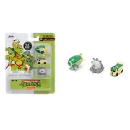 Teenage Mutant Ninja Turtles Nano Cars Diecast Mini jármű 4 db-os csomag termékfotó