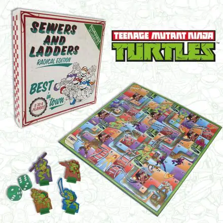 Teenage Mutant Ninja Turtles Sewers & Ladders Angol nyelvű társasjáték termékfotó