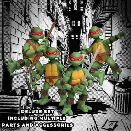 Teenage Mutant Ninja Turtles Actionfiguren Teenage Mutant Ninja Turtles Deluxe Set 8 cm termékfotója