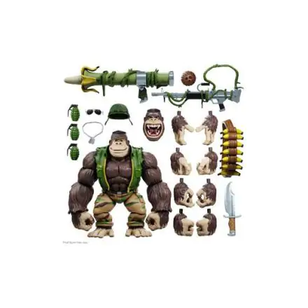 Teenage Mutant Ninja Turtles Ultimates Guerrilla Gorilla akciófigura 20 cm termékfotója