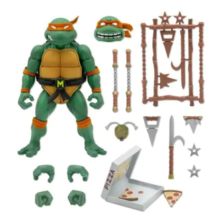 Teenage Mutant Ninja Turtles Ultimates Michaelangelo akciófigura 18 cm termékfotó