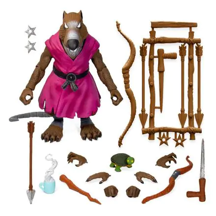 Teenage Mutant Ninja Turtles Ultimates Splinter Version 2 akciófigura 18 cm termékfotó