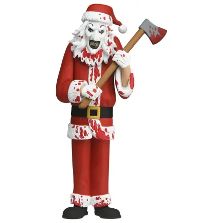 Terrifier 3 Toony Terrors akciófigura Santa Suit Art the Clown (Bloody Version) 15 cm    termékfotó