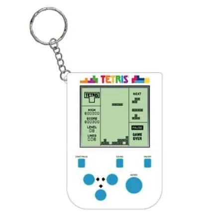 Tetris Mini Retro Handheld Video Game kulcstartó termékfotója