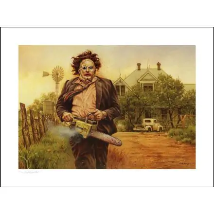 Texas Chainsaw Massacre Art Print The Butcher 46 x 61 cm - keretezetlen vászonlép termékfotó