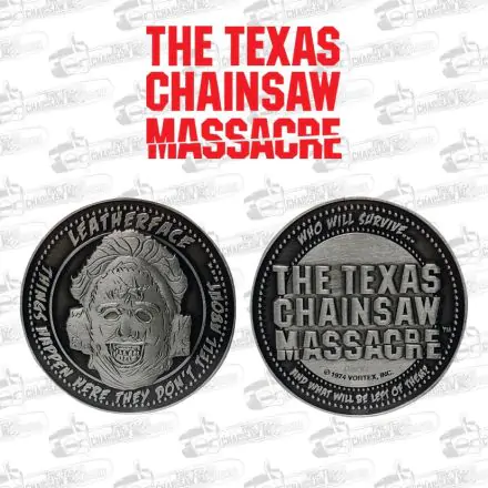 Texas Chainsaw Massacre Leatherface gyűjthető érme Limitált kiadás termékfotó