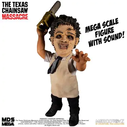 Texas Chainsaw Massacre Mega Scale Feature Leatherface akciófigura hanggal 38 cm termékfotó