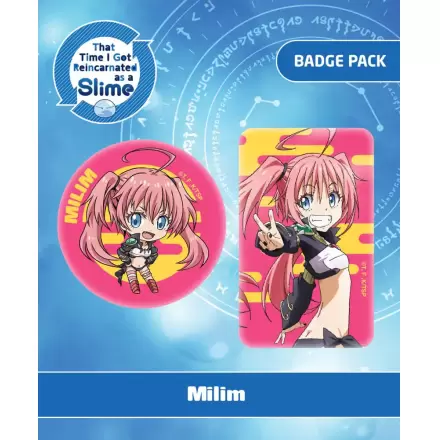 That Time I Got Reincarnated as a Slime Milim 2 db-os kitűző csomag termékfotója