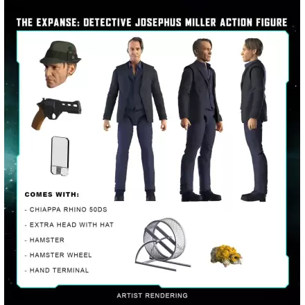 The Expanse Detective Josephus Miller akciófigura 20 cm termékfotója