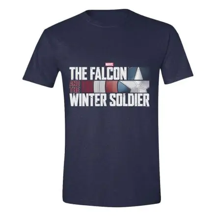 The Falcon and the Winter Soldier Action HR Logo Navy póló termékfotó