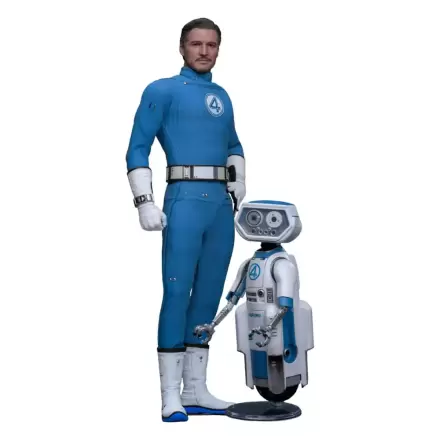 The Fantastic Four: First Steps Movie Masterpiece 1/6 Mister Fantastic & H.E.R.B.I.E. akciófigura csomag 30 cm termékfotó