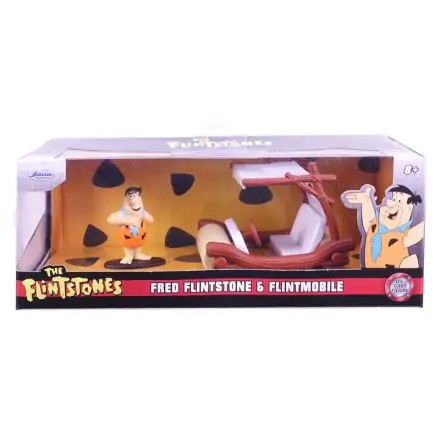 The Flintstones Troncomobil car + Pedro modell és figura csomag termékfotó