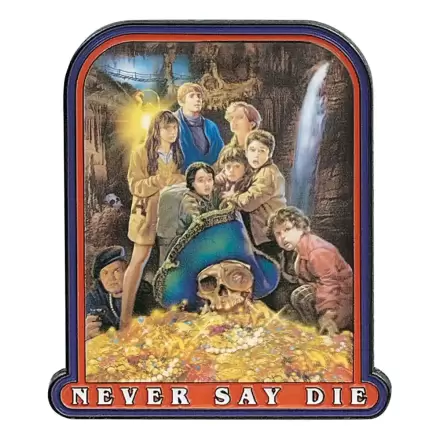 The Goonies 40th Anniversary Never Say Die kitűző termékfotó