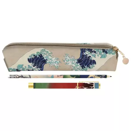 The Great Wave of Kanagawa Hokusai tolltartó, toll és ceruza csomag  termékfotó