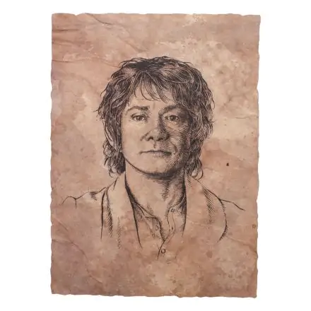 The Hobbit Art Print Portrait of Bilbo Baggins 21 x 28 cm termékfotója