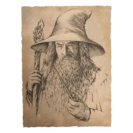 The Hobbit Art Print Portrait of Gandalf the Grey 21 x 28 cm termékfotója