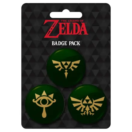 The Legend of Zelda 3 db-os kitűző csomag termékfotó