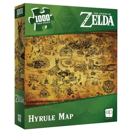 The Legend of Zelda Hyrule Map puzzle (1000 darab) termékfotó