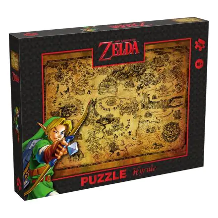 The Legend Of Zelda puzzle Puzzle Hyrule (1000 darab) termékfotója