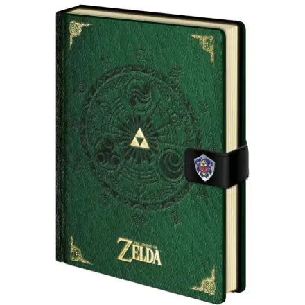 The Legend of Zelda Triforce prémium A5 jegyzetfüzet termékfotója