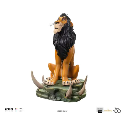 The Lion King Art Scale 1/10 Scar Regular szobor figura 16 cm termékfotója
