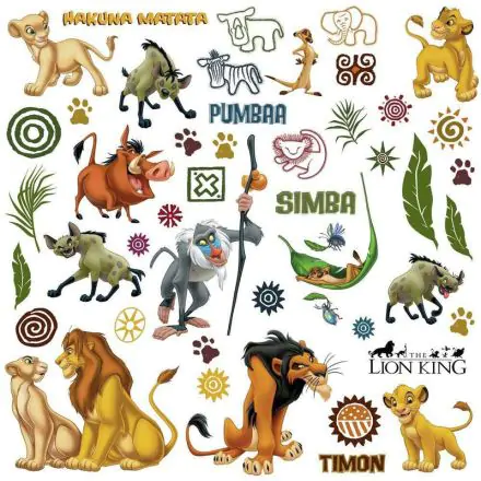 The Lion King dekormatrica termékfotó