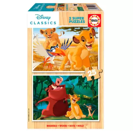 The Lion King fa puzzle 2x16db-os termékfotója