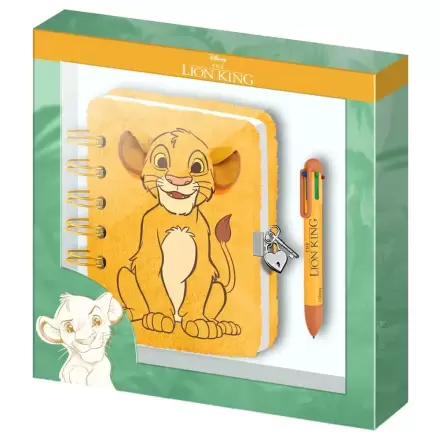 The Lion King keményfedeles plüss füzet és toll termékfotó