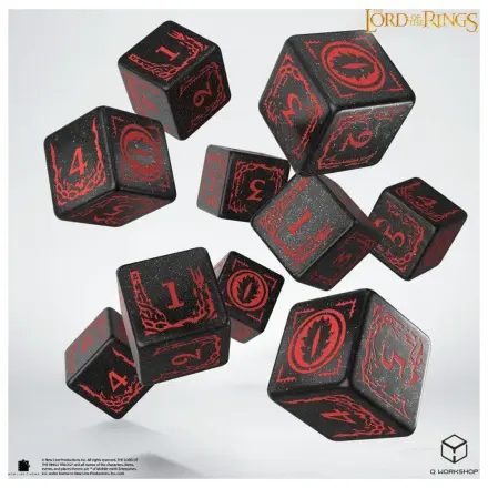 The Lord of the Rings: 10 db-os D6 dobókocka csomag Mordor termékfotó