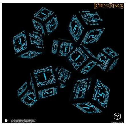The Lord of the Rings: 10 db-os D6 dobókocka csomag Moria (Glow in the dark) termékfotó