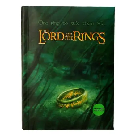 The Lord of the Rings One Ring To Rule Them All jegyzetfüzet fény effekttel termékfotó