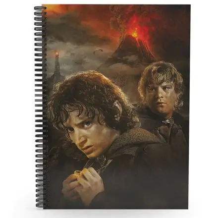 The Lord of the Rings Frodo and Sam 3D jegyzetfüzet termékfotó